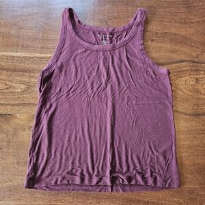 American Eagle Tank in Dark Purple Soft & Sexy Ribbed Size XL